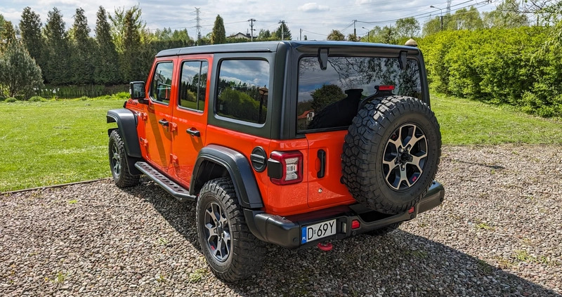 Jeep Wrangler cena 189000 przebieg: 75000, rok produkcji 2019 z Warszawa małe 596